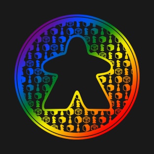 Meeple Icons - Rainbow T-Shirt