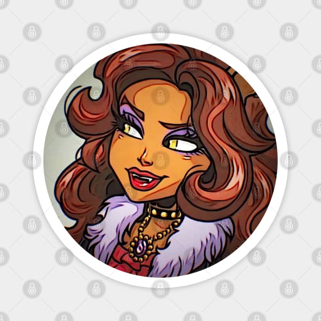 Clawdeen Magnet by VinylPatch