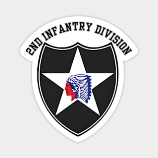 2nd Infantry Division - Small Chest Emblem Magnet