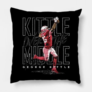 George Kittle San Francisco Over The Middle Pillow