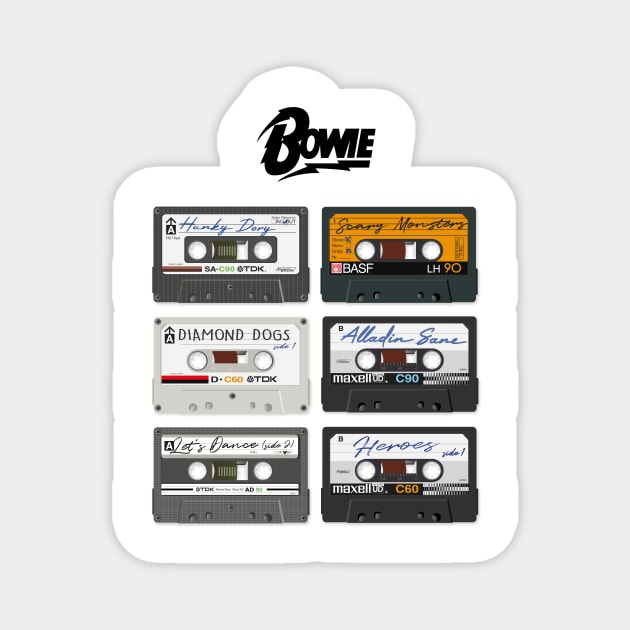 Home Taping David Bowie Magnet by TShirtGuy2267