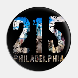 Philadelphia 215 Philly 215 Pennsylvania Pin