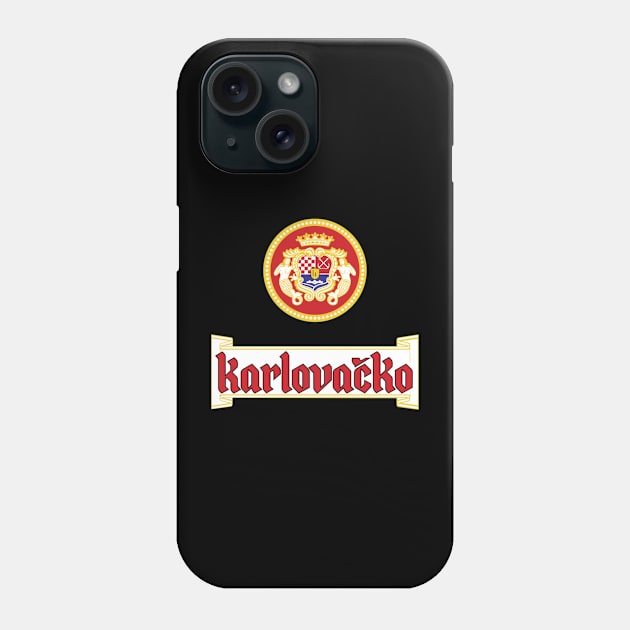 Croatia - Karlovac - Karlovacko - World Beers Phone Case by martte