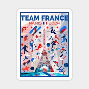 Team France - Paris 2024 Magnet