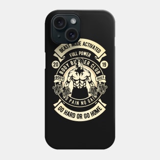 Beast Mode Activated body builder Phone Case