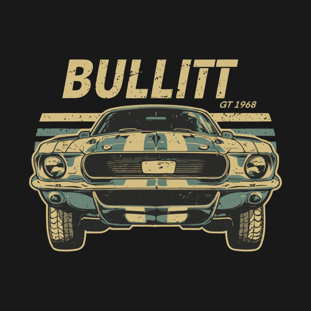 Bullitt GT 1968 Classic Car by FanArts