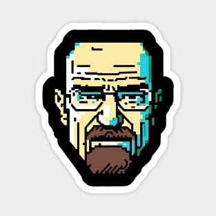 Walter white pixel Magnet