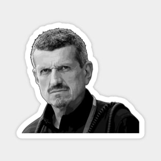 Guenther Steiner Black and White Magnet