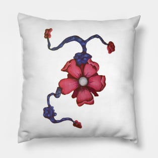 Pink Flower Pillow