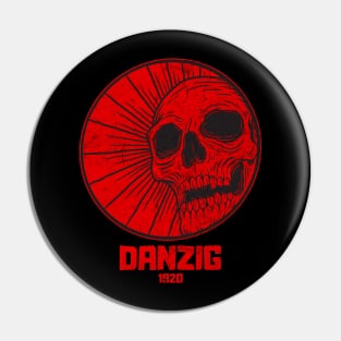 skull red danzig vintage vibes Pin