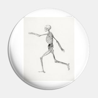 Human Skeleton Pin