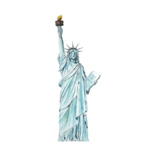 Statue of Liberty watercolor T-Shirt