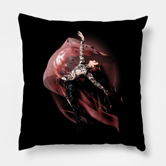 LINDSEY STIRLING Pillow by rahobisona