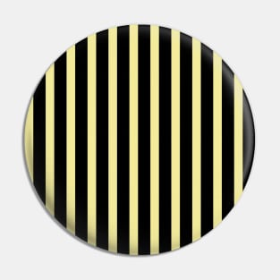 Acciai | Black and Yellow Stripes Pattern Pin