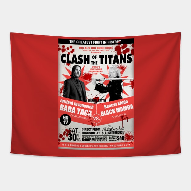 Clash of Titans III Tapestry by stenio