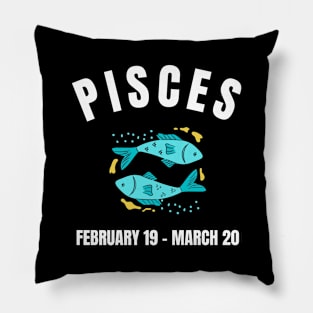 Pisces star sign Pillow