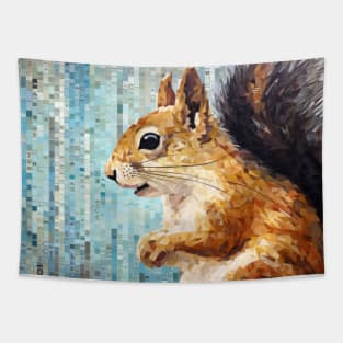 Squirrel Animal Art Decor Paint Mosaic Tapestry