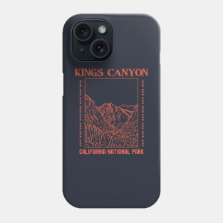 Kings Canyon National Park California Phone Case
