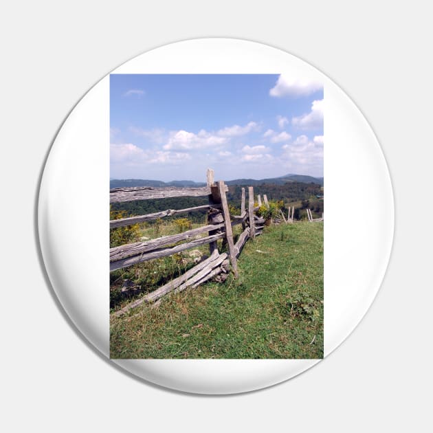 Fence Line- West Virginia Pin by searchlight