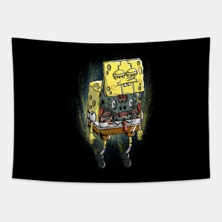 Robot Spongebob fanart Tapestry