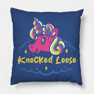 loose and the unicorn Pillow