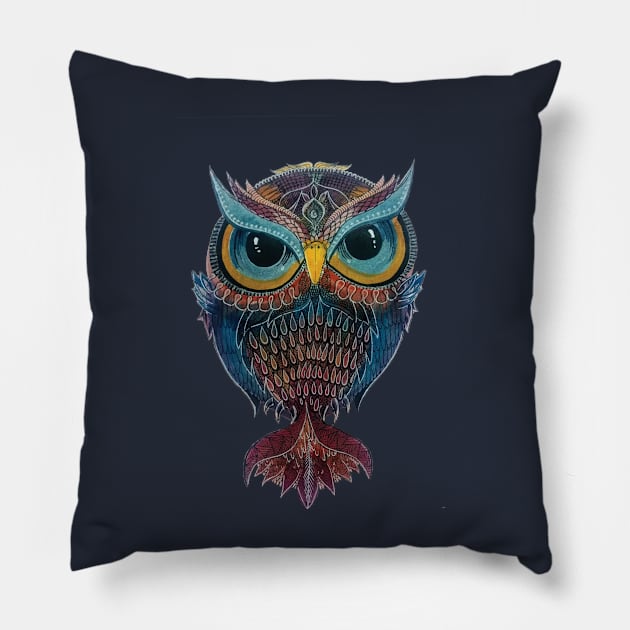 owl Pillow by Mohita--Garg