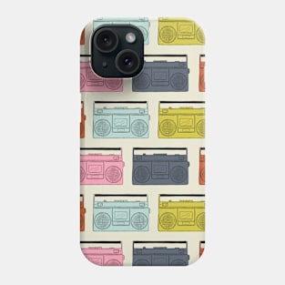 Boombox Pattern Phone Case