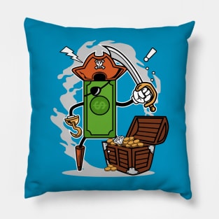 PIRATE MONEY Pillow