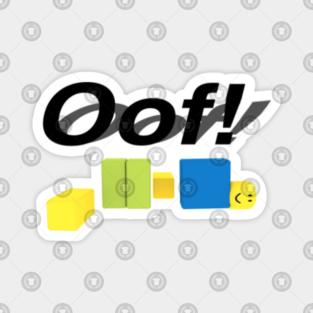 Roblox Oof Sticker Pegatina