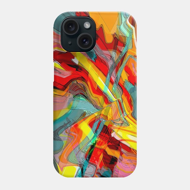 Digital abstract art 1.1 Phone Case by EpiPri