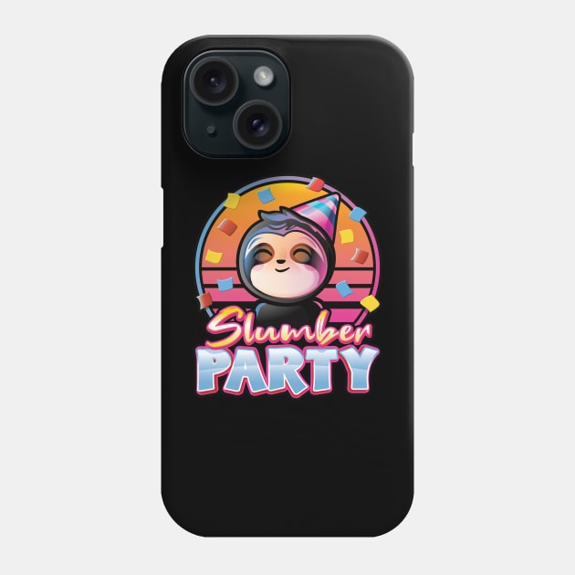 Slumber Party Sloth Phone Case by PnJ