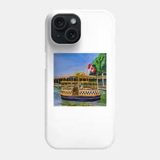 Adorable water taxis in Victoria British Columbia Phone Case