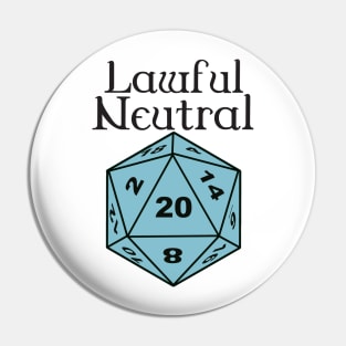 Lawful Neutral Alignment Pin