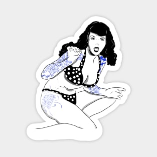 Bettie at the Beach Magnet