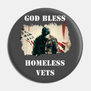 God bless homeless vets Pin