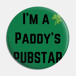 We love this 'I'm a paddys pubstar'! Perfect for St Patricks Day! Pin