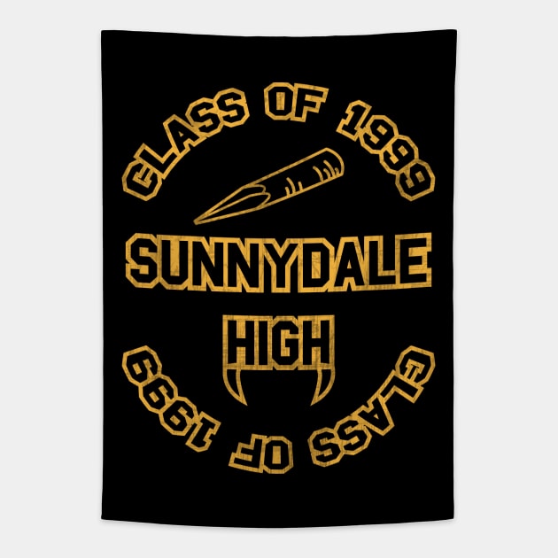 Sunnydale High Class of 1999 Tapestry by TeeAgromenaguer