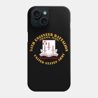 54th Engineer Battalion - US Army - Vicenza, Italy - DUI Phone Case