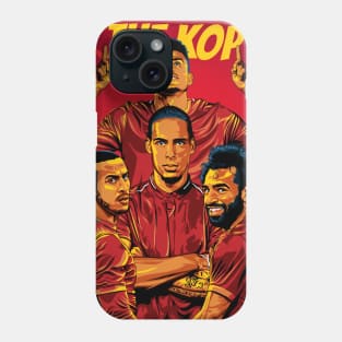 The Kop with Liverpool's Key Players - Illustrated Harmony Phone Case