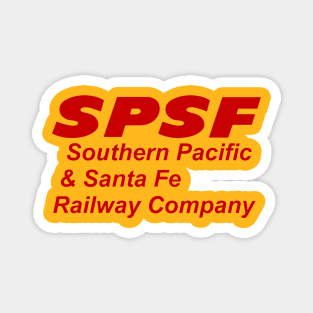 SPSF Red Lettering Logo Upper Left Chest T-Shirt Magnet