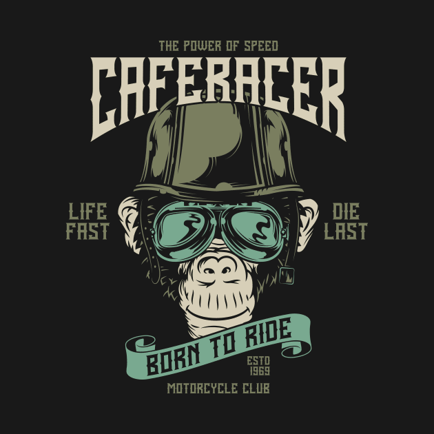 Caferacer Born To Ride by BrillianD