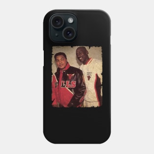 Muhammad Ali with Michael Jordan Phone Case