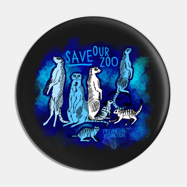 Day 7- Meerkat Mob Pin by CelticDragoness