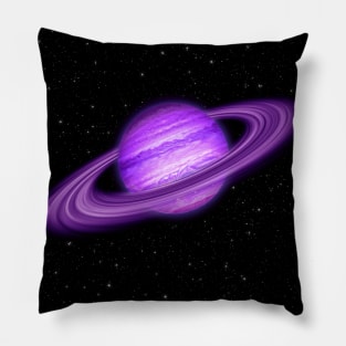 Purple Jupiter Planet Pillow