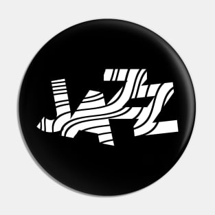 Jazz lines logo Pin