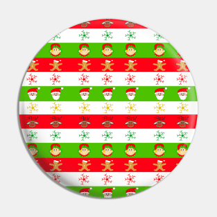 MERRY Christmas Pattern Pin