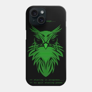 owl interface Phone Case