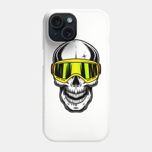 Ski goggles Skull Phone Case