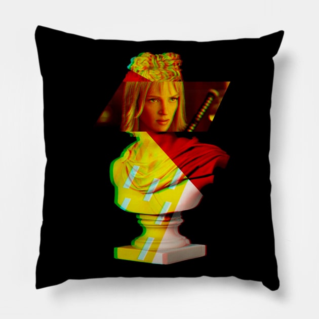 The Determination of the Bride Pillow by Lukasking Tees