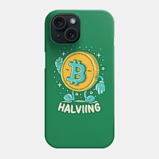 Bitcoin halving Phone Case